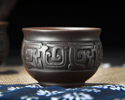 Чашка Чабэй Jiaolong коричневая 50мл. 9200191 фото