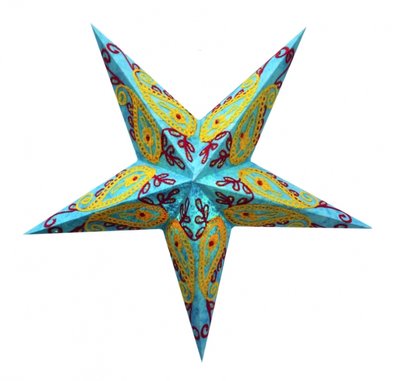 Светильник Звезда картонная 5 лучей FIROZI WOOL EMBD. 9050111 фото