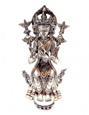 Статуэтка Будда Амитабха Серебро 9070034 фото