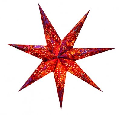 Светильник Звезда картонная 7 лучей FLOCKING DESIGN №2 9050114 фото