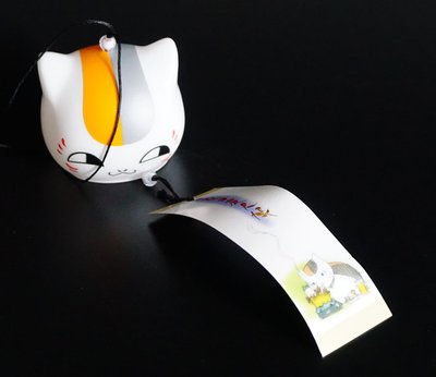 Японський скляний дзвіночок Фурін малий Манекі Неко №6 25044 фото