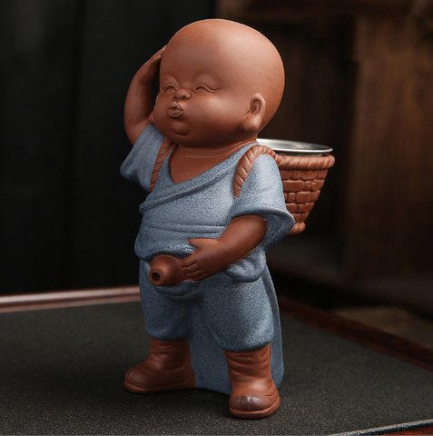 Чайная игрушка Писающий мальчик Синий 28503 фото