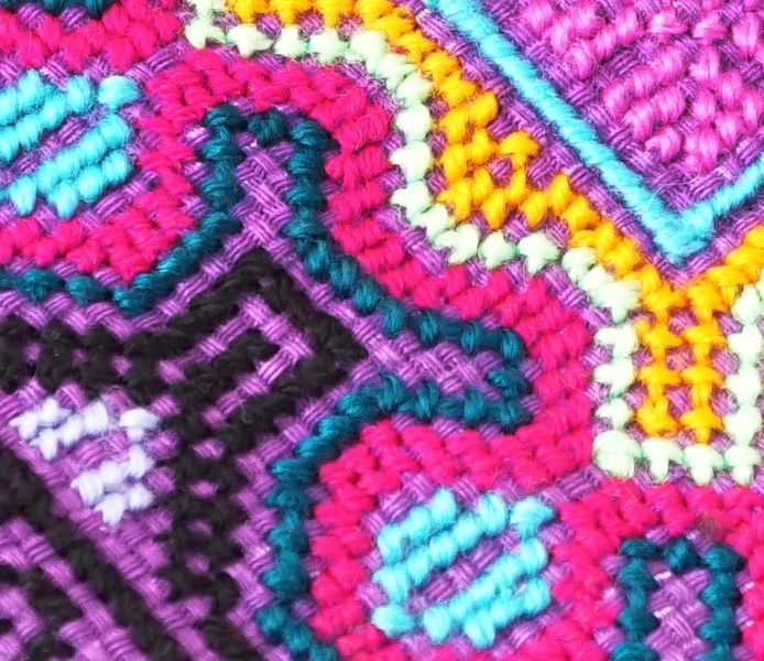 Гаманець - косметичка з вишивкою Фіолетовий 25762 фото
