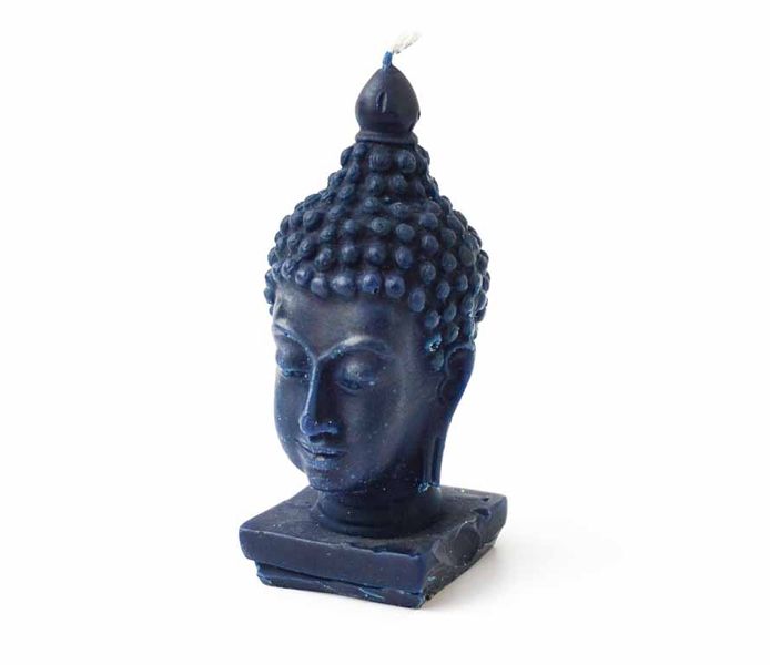Свічка Будда голова Синя 9060403 фото