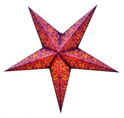 Светильник Звезда картонная 7 лучей BATIK SPIRAL PUNCH EMBD. №2 9050116 фото