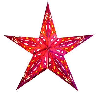 Светильник Звезда картонная 5 лучей NIGHT SULTAN 25357 фото