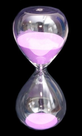 Пісочний годинник Колба Рожевий пісок 9290099 фото
