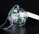 Японський скляний дзвіночок Фурін малий Зайці в квітах 25047 фото 2