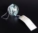 Японський скляний дзвіночок Фурін малий Зайці в квітах 25047 фото 1