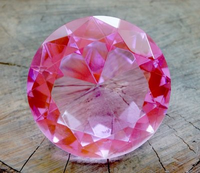 Кристал цветное стекло Розовый 9190056 фото