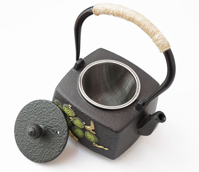Чайник чавунний Тецубін із ситом Гірська сосна 900мл. 9200287 фото