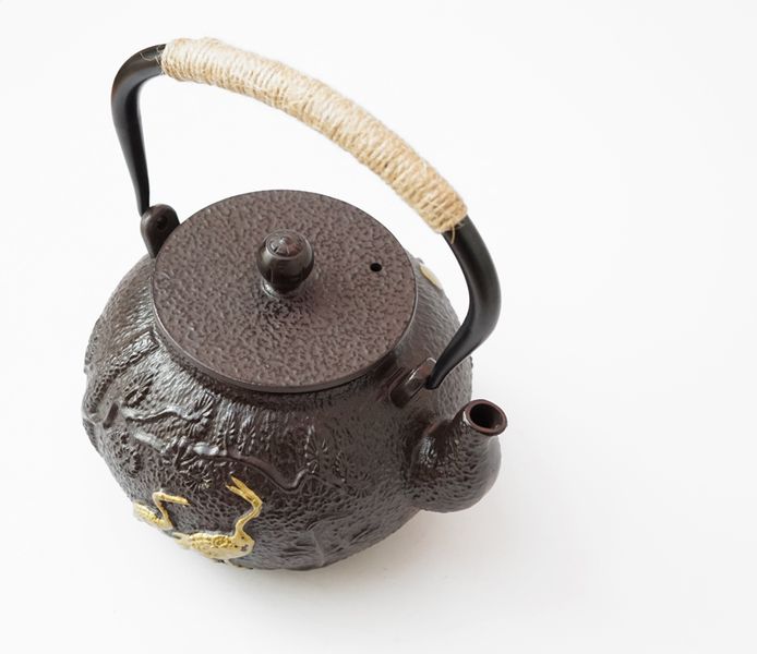 Чайник чавунний Тецубін із ситом Черепахи Журавлі 1200мл. 9200289 фото