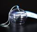 Японський скляний дзвіночок Фурін малий Синя спіраль 25051 фото 2