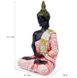 Будда Амітабха полістоун рожева тога 24941 фото 5