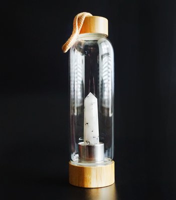 Пляшка для води із кристалом 550мл. Волосатик 24843 фото