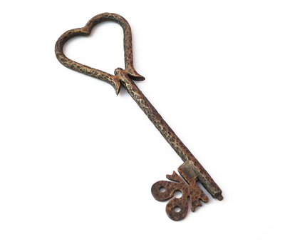 Ключ Сердце для ритуала "Отливка воском" 9070036 фото