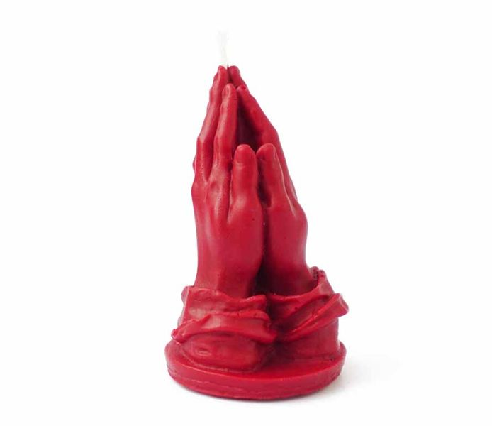 Свічка Молитва червона 9060396 фото