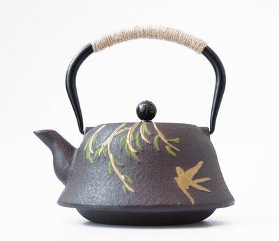 Чайник чугунный Тэцубин с ситом Ласточка 1100мл. 9200291 фото