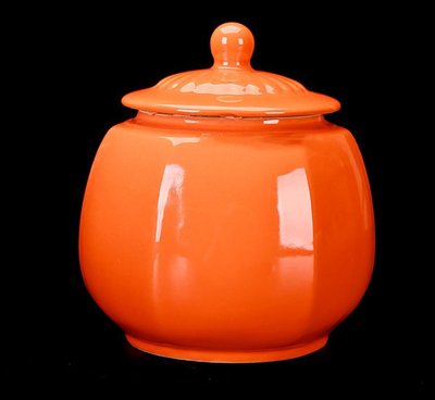 Чайница Колотый камень Оранжевая 700мл. 28271 фото