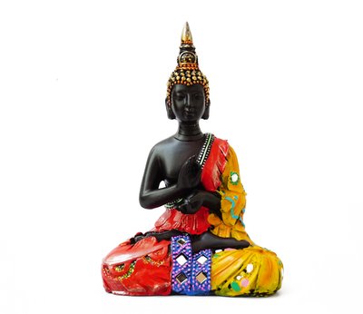 Будда Амогхасіддхі полістоун Червоний 24946 фото