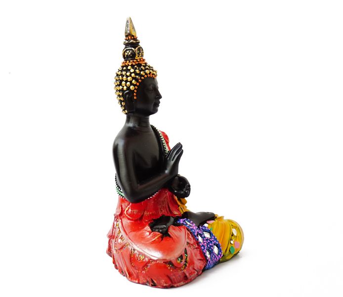 Будда Амогхасіддхі полістоун Червоний 24946 фото