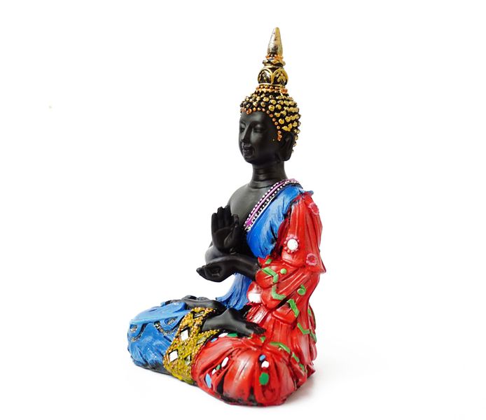 Будда Амогхасиддхи полистоун Синий 24947 фото