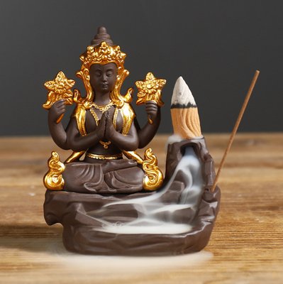 Подставка Жидкий дым керамика Авалокитешвара 9150320 фото