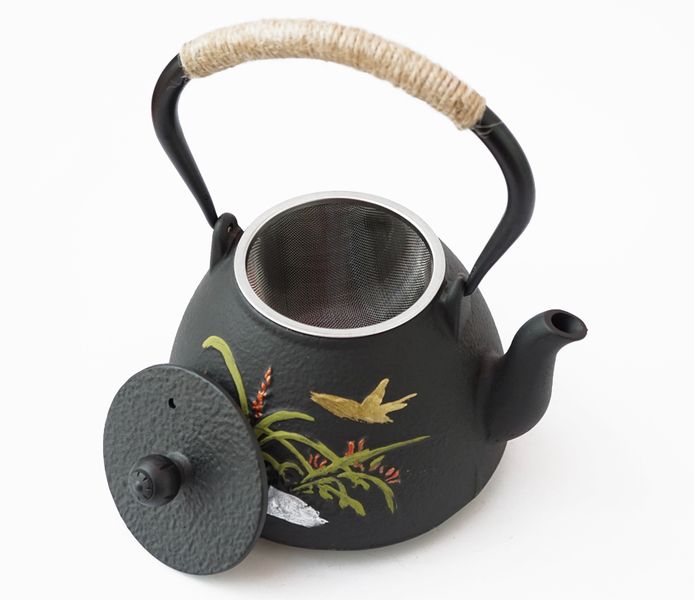 Чайник чавунний Тецубін з ситом Метелик 1100мл. 9200297 фото
