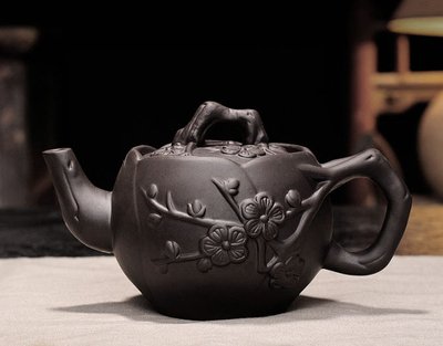Чайник Цвітіння сливи чорний 550мл. 9200361 фото