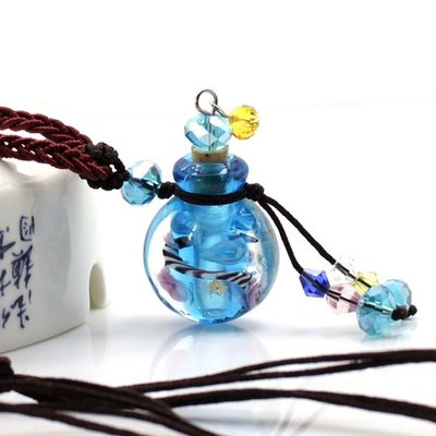 Пляшечка для парфумів Блакитна квіткова куля 9190089 фото