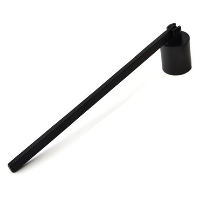 Тушилка для свічок сталева з плоскою ручкою колір Чорна 9060222 фото
