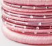 Комплект із 13 браслетів кільце в тканині Рожевий 9080329 фото 3
