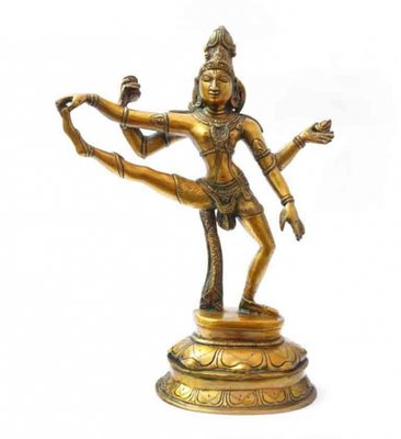 Статуэтка бронзовая Танцующий Шива 9070013 фото