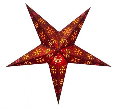 Светильник Звезда картонная 5 лучей BROWN CYCLONE ZARI 9050081 фото
