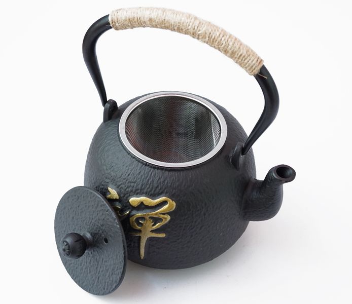 Чайник чавунний Тецубін із ситом Дзен 1200мл. 9200302 фото