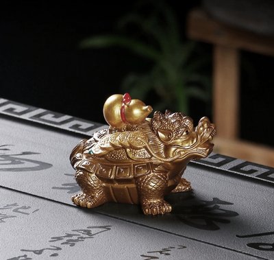 Чайная игрушка Золотая Драконовая черепаха 28287 фото