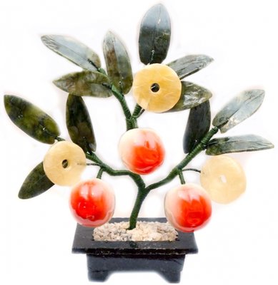 Дерево счастья 3 персика + 3 монеты А295 9290035 фото