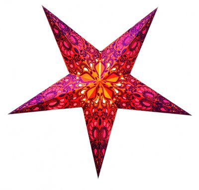 Светильник Звезда картонная 5 лучей PINK CYRUS 9050063 фото