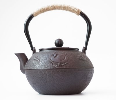 Чайник чугунный Тэцубин с ситом Судзаку 1100мл. 9200311 фото