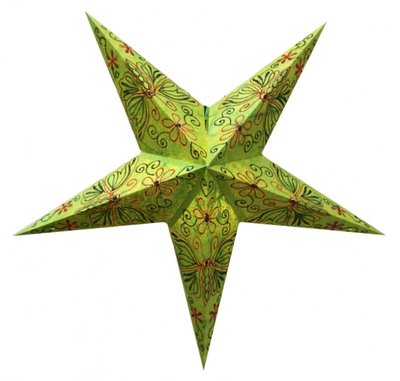 Светильник Звезда картонная 5 лучей GREEN BUTTERFLY EMBD. 9050100 фото