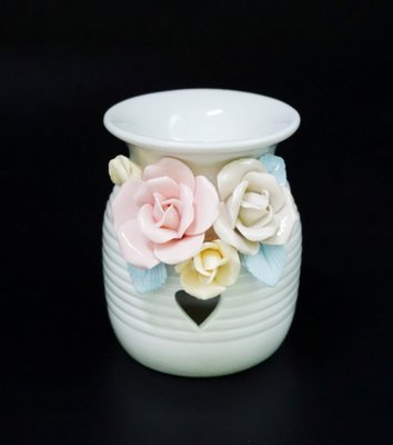 Аромалампа керамічна з квітами №В 9120176 фото