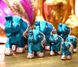 Набір 7 акрилових слоників TL541 Блакитний 9160007 фото 2