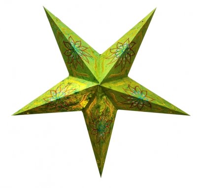 Светильник Звезда картонная 5 лучей GREEN FLOWER EMBD. 9050105 фото