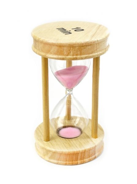 Пісочний годинник Коло дерево 10 хвилин Рожевий пісок 9290194 фото