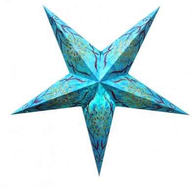 Светильник Звезда картонная 5 лучей FIROZI FLOWER EMBD. 9050106 фото