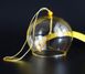 Японський скляний дзвіночок Фурін Жовтий 25029 фото 2