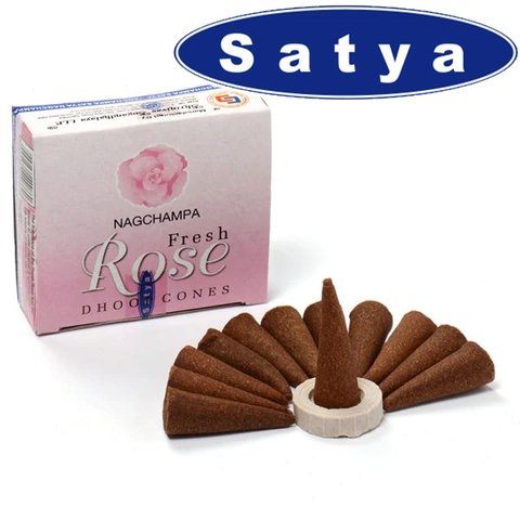 Satya Fresh Rose Cone (конуси) 20 грам Троянда 9130552 фото