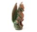 Свічка Дракон із крилами зелено-мідний 27472 фото 1